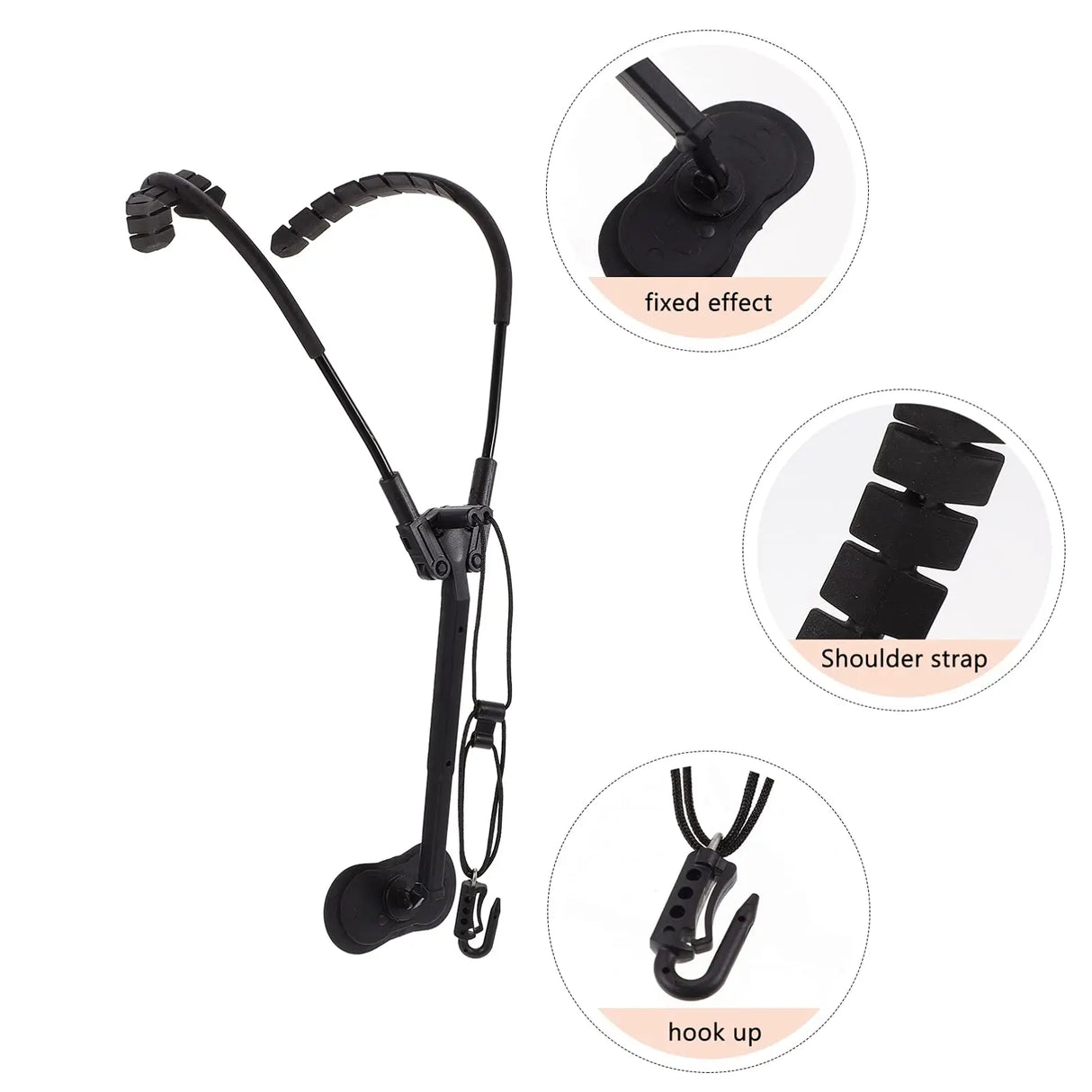 Miwayer Saxophone Shoulder Harness Holder Comfortable Sax Neck