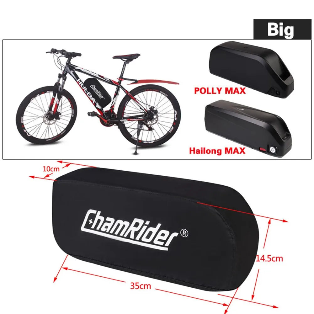 1pc Battery Protected Cover Waterproof E-bike Bag Battery