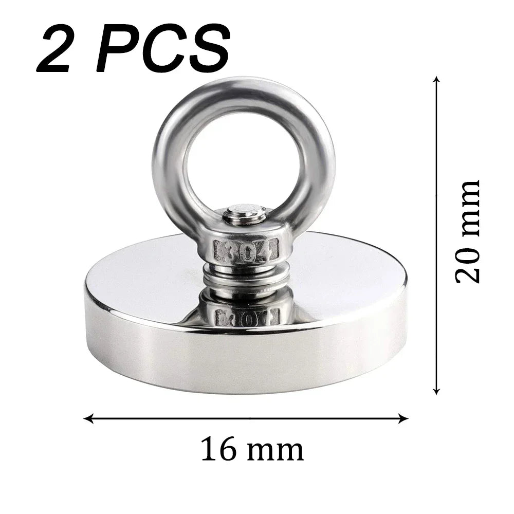 Super Strong Neodymium Fishing Magnet Hook N52 Heavy