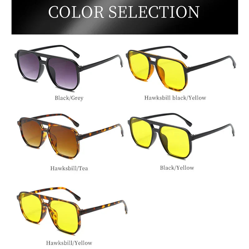 Longkeeper New Leopard Vintage 2024 Women Sunglasses Man