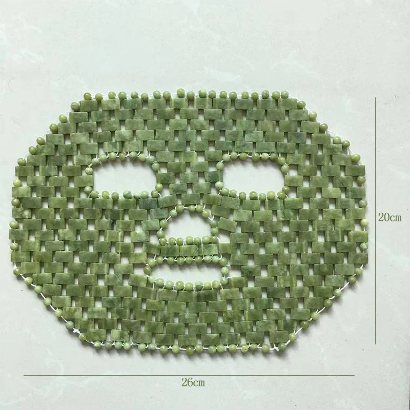 100% Natural Cooling Jade Eye Mask Facial Pain