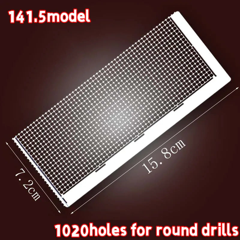 800/1020/2200holes Stainless Steel Ruler For Diamond Painting Embroidery