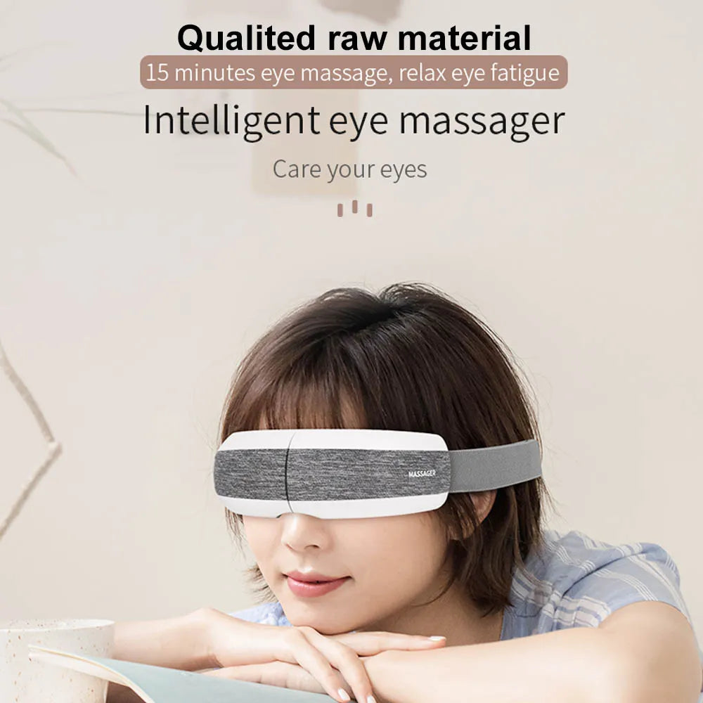Bluetooth Music Intelligent Eye Massager 5S 42-50Degree Vibration