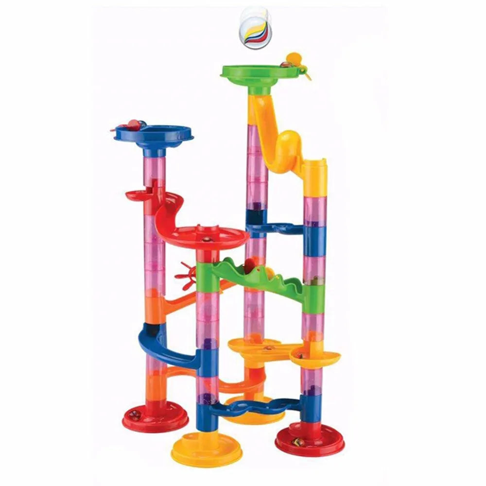 50pcs Marble Run Race Track Building Blocks Kids