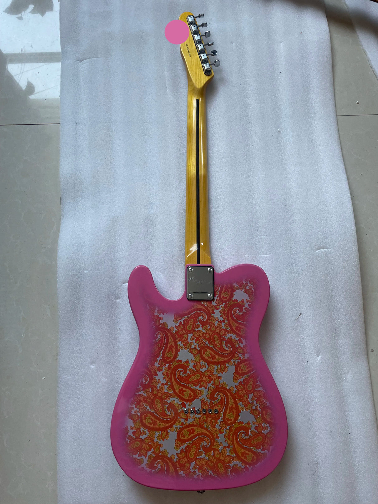 Custom Electric Guitar with 22 Fret, Blue and