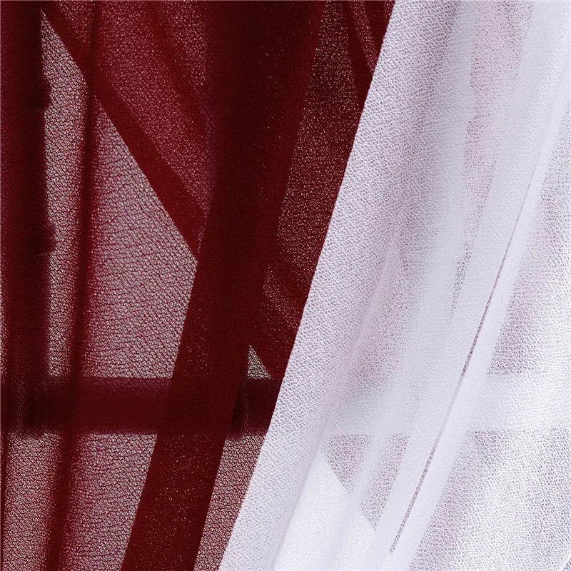 10/50PCS Chiffon Chair Sashes Wedding Chair Decoration 17x250cm