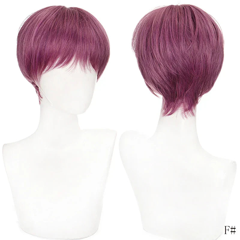 MANWEI Fashion Men Short Wig Light Yellow Blonde