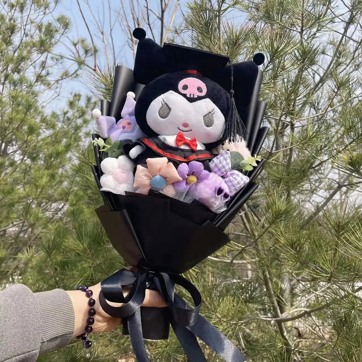 Cartoon My Melody Kuromi Cinnamoroll With graduation hats