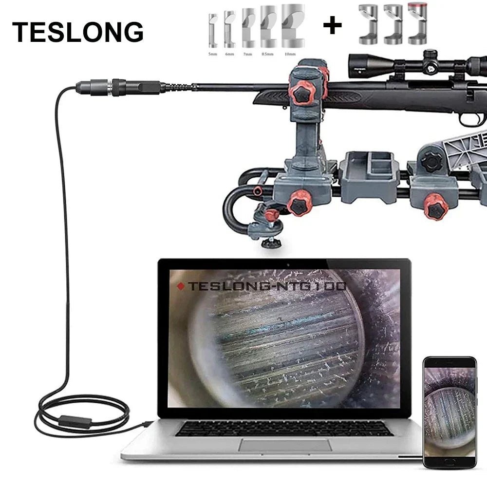TESLONG NTG100 5mm Lens Rifle Borescope Camera 1.2m