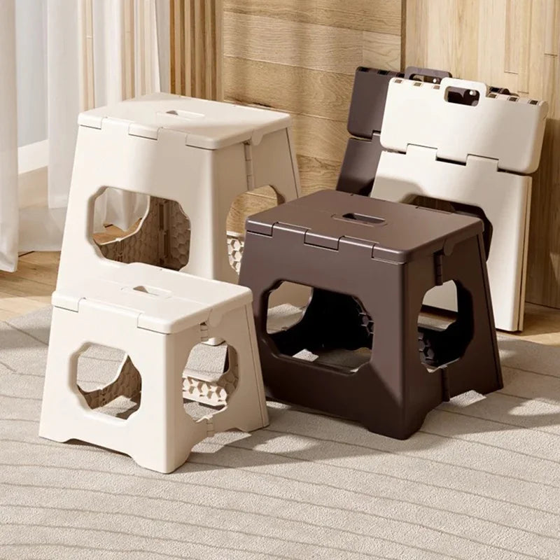 Plastic Foldable Bathroom Chair Shower Small Foot Minder