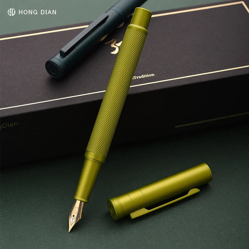 LT Hongdian Deep Blue Forest Metal Nib EF/F/Curved