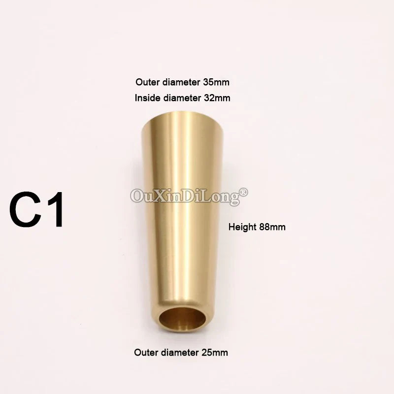 4PCS Pure Brass Covers Chair Cups Cabinet Covers