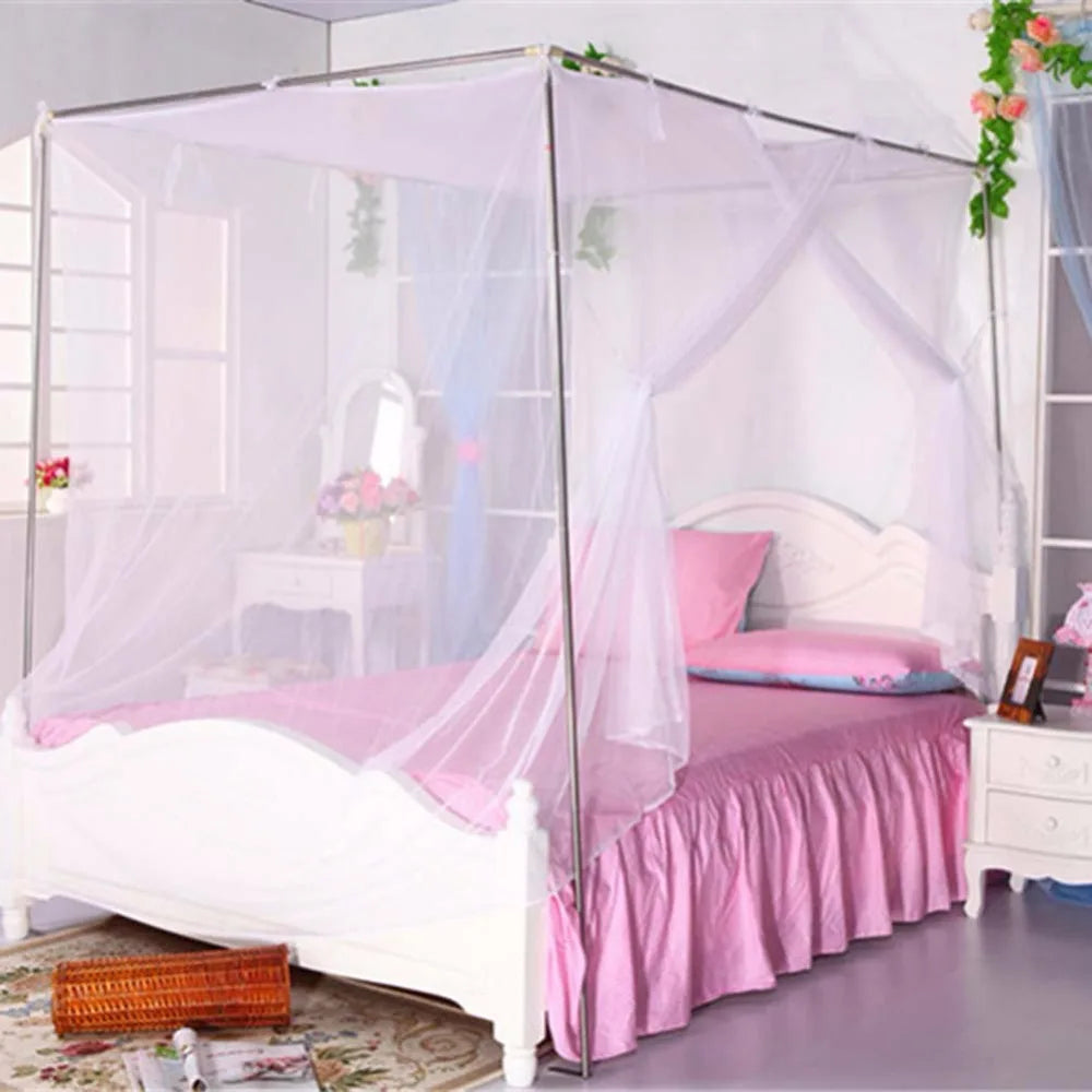1pcs Moustiquaire Canopy White Four Corner Post Student