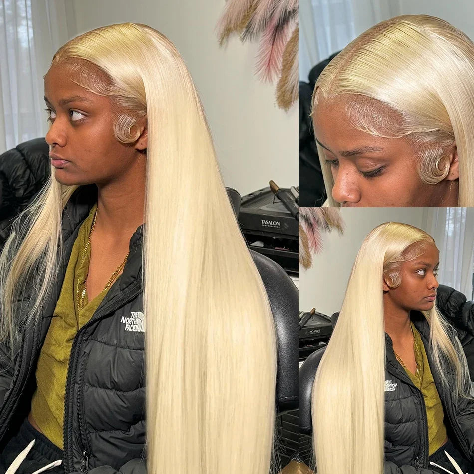 30 Inch 613 Human Hair Wigs 13x6 Straight