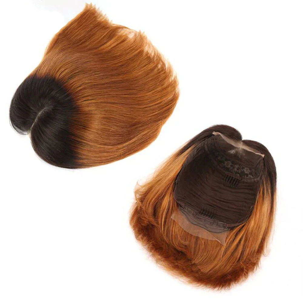 Short Ombre Honey Blonde Bob Wig With Baby