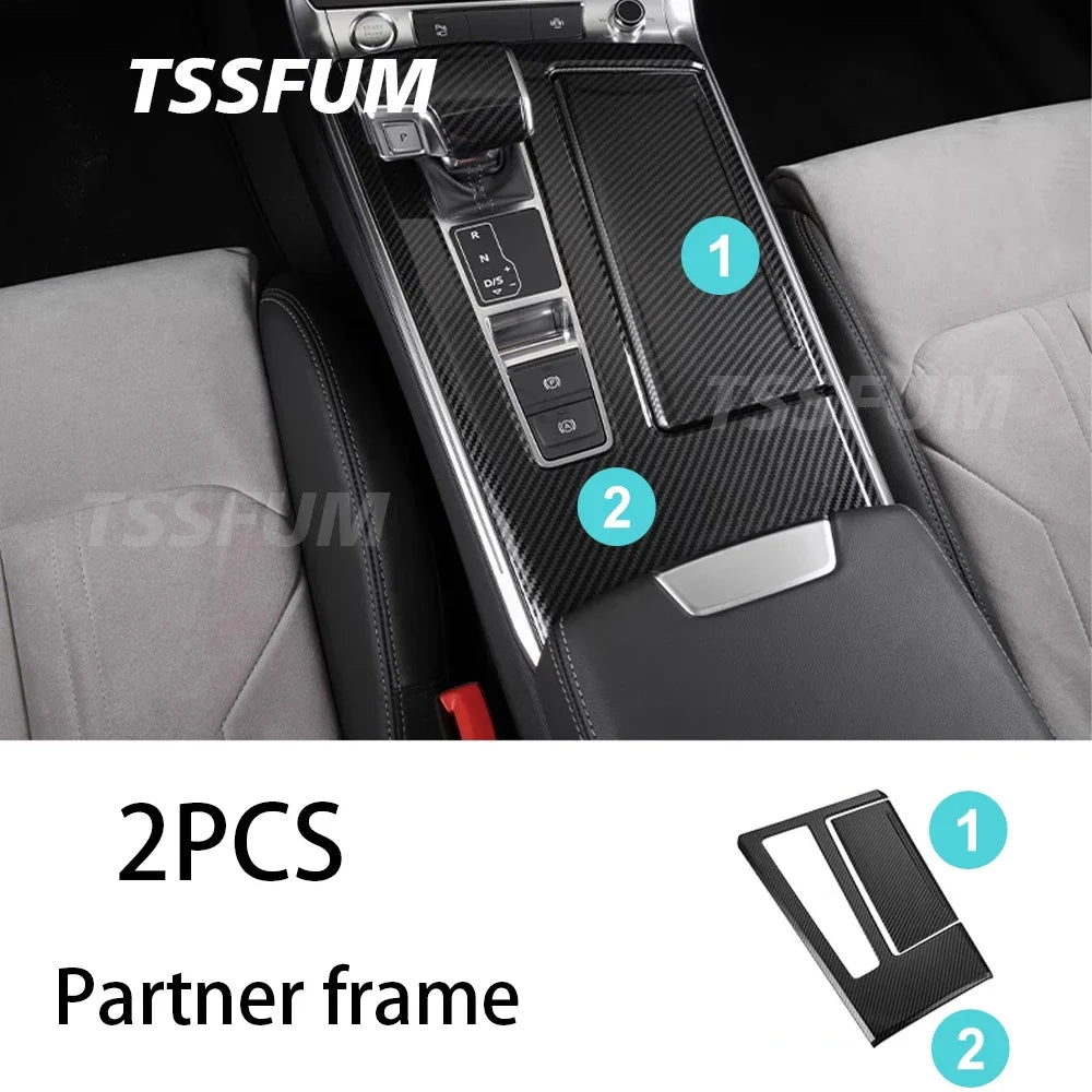 Car Interior Carbon Fiber Full Set Sticker for