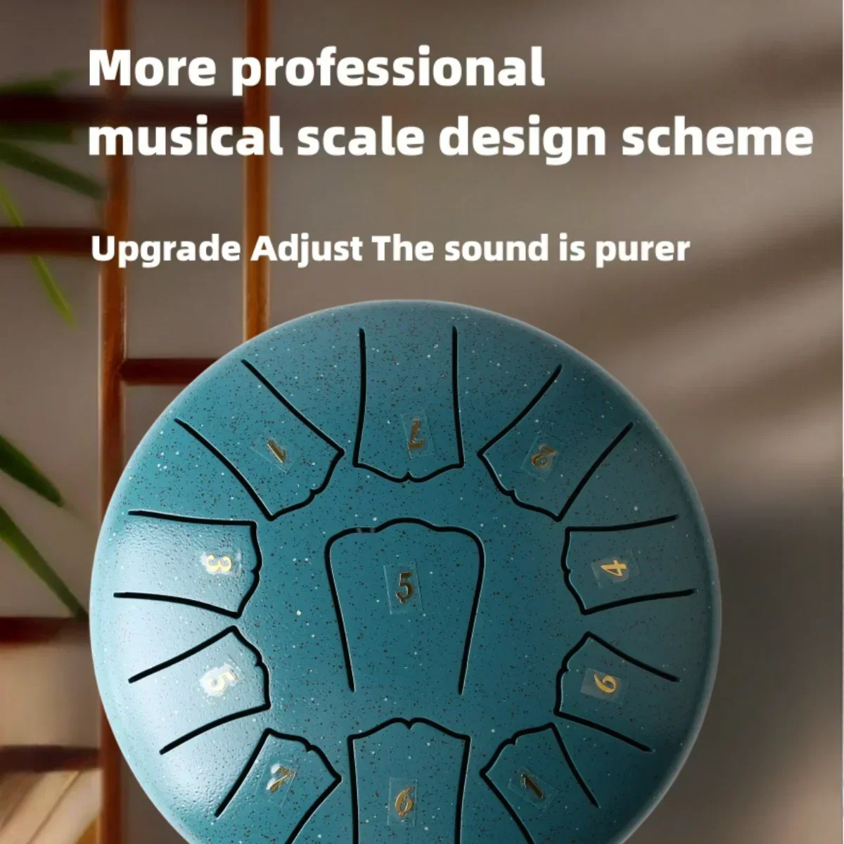Miwayer Mini Steel Tongue Drum 6 Inch 11
