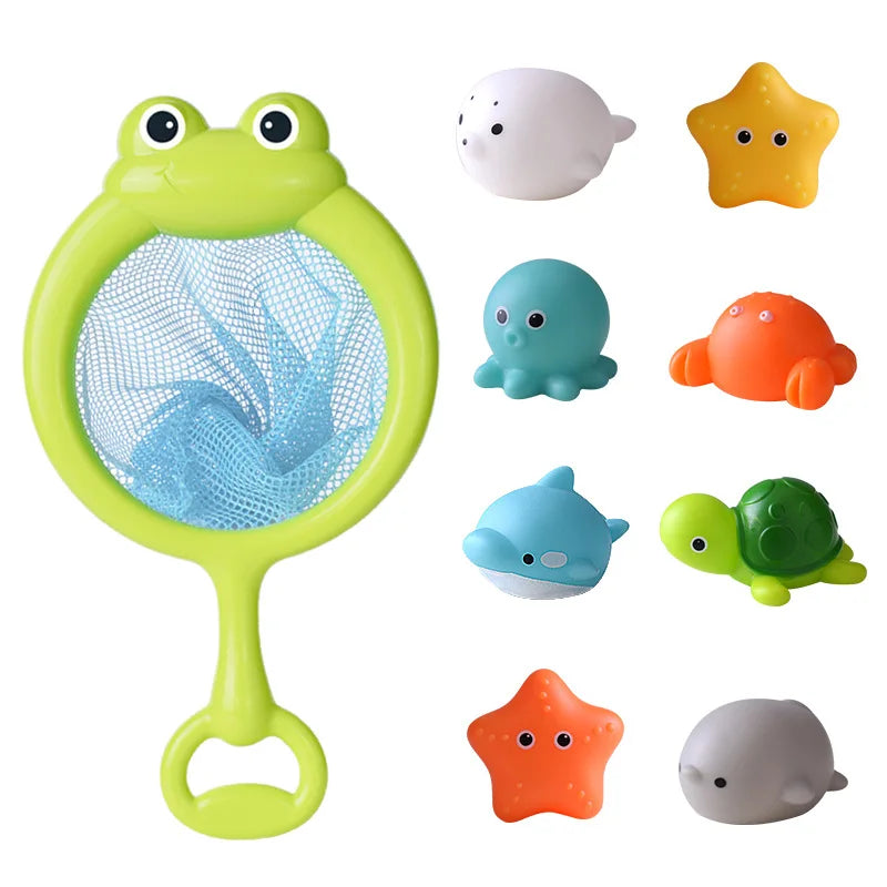 Baby Cute Animals Bath Toy Swimming Water LED