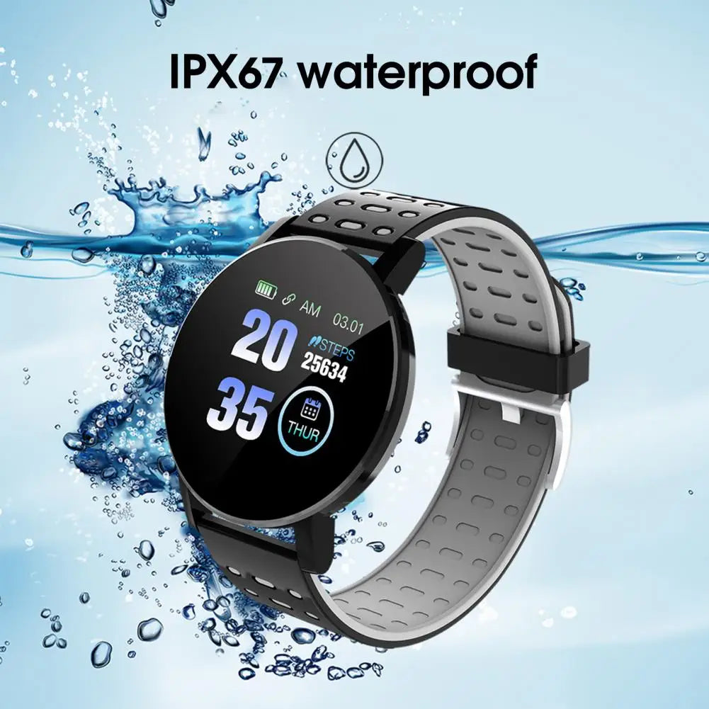 119 Plus Smart Watch Men Women Blood Pressure