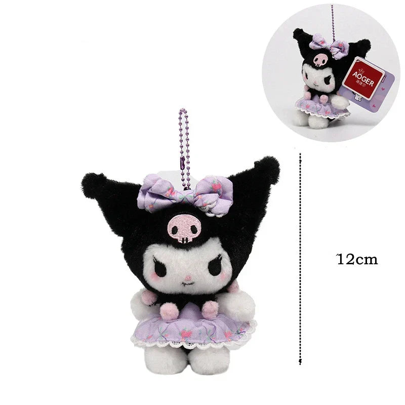 Sanrio Plush Toys Fantasy Cinnamoroll Kuromi Pendant Bag