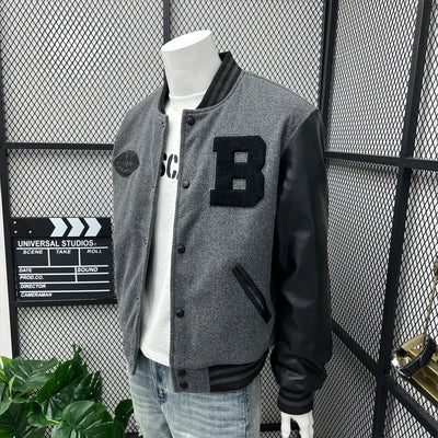 American High Street Thick Baseball Jacket for Men