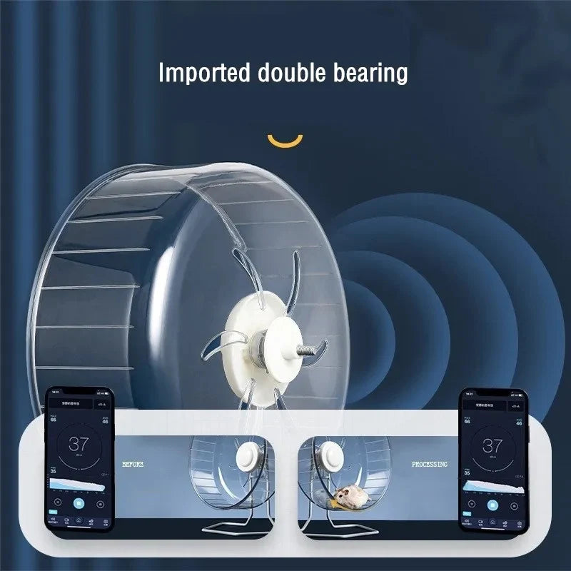 Hamster Running Rotating Car Hamster Mute Wheel Toy