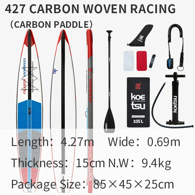KOETSU Kayak Racing Carbon Board Paddle Surf Stand