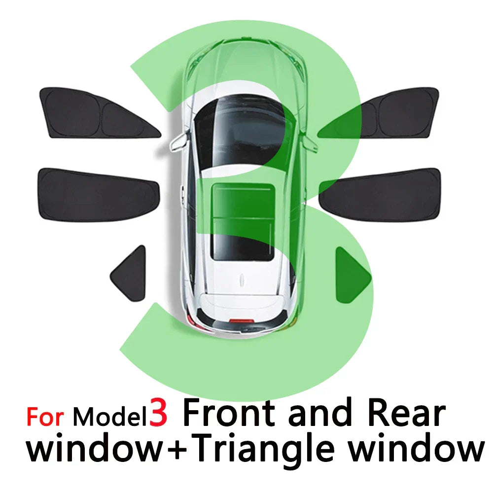 Car Side Window Sunshade Front Rear Windshield Privacy