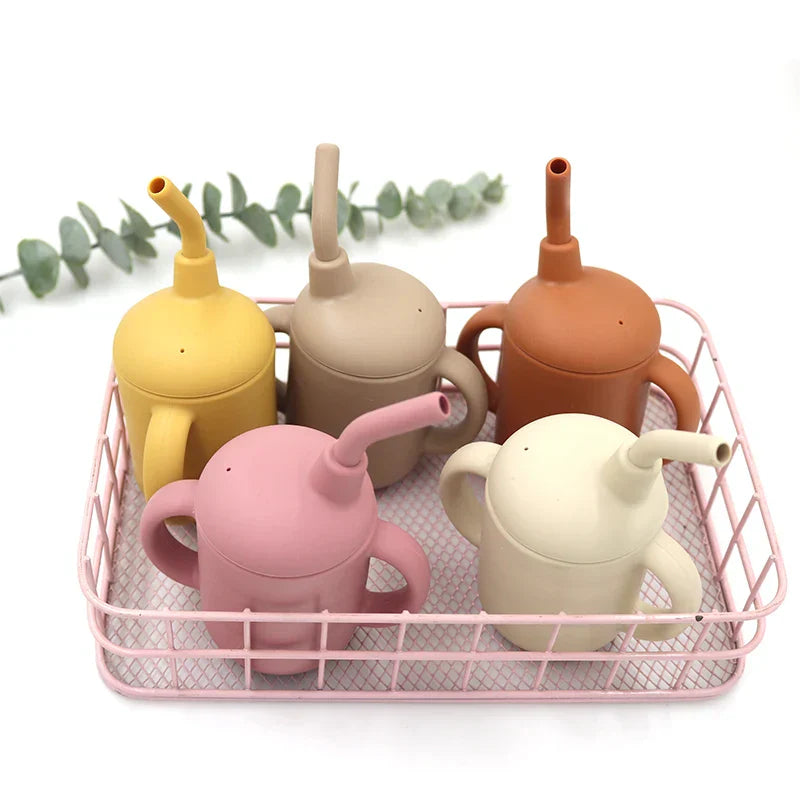 BPA Free Kids Open Cup Silicone Drinking Mug