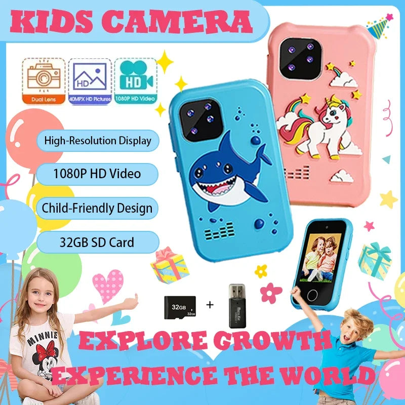 Children Camera Kids Smart Phone Toys Video Camera