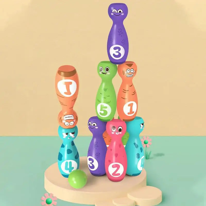 Kids Bowling Set Creative Tabletop Mini Bowling Set