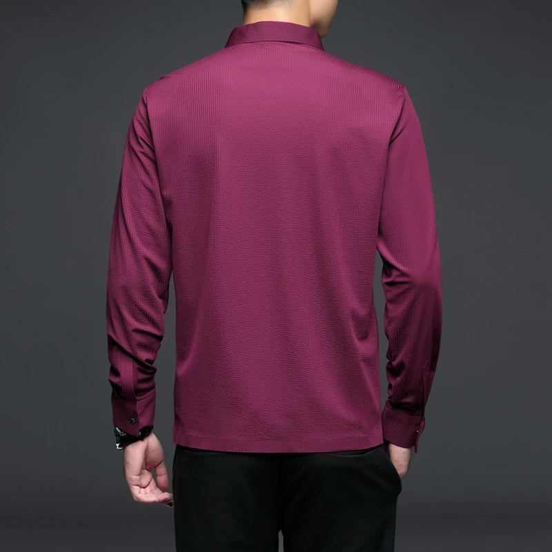 Long Sleeve T-shirt Spring and Autumn Thin Lapels