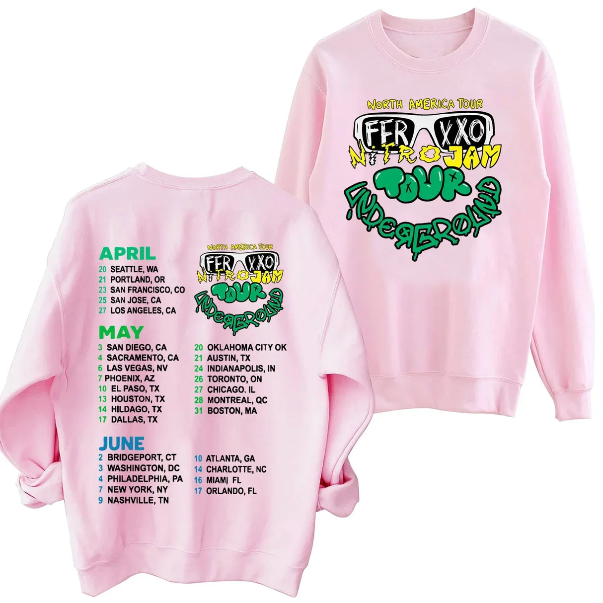 Feliz Cumpleanos Ferxxo World Tour Sweatshirt Man Woman