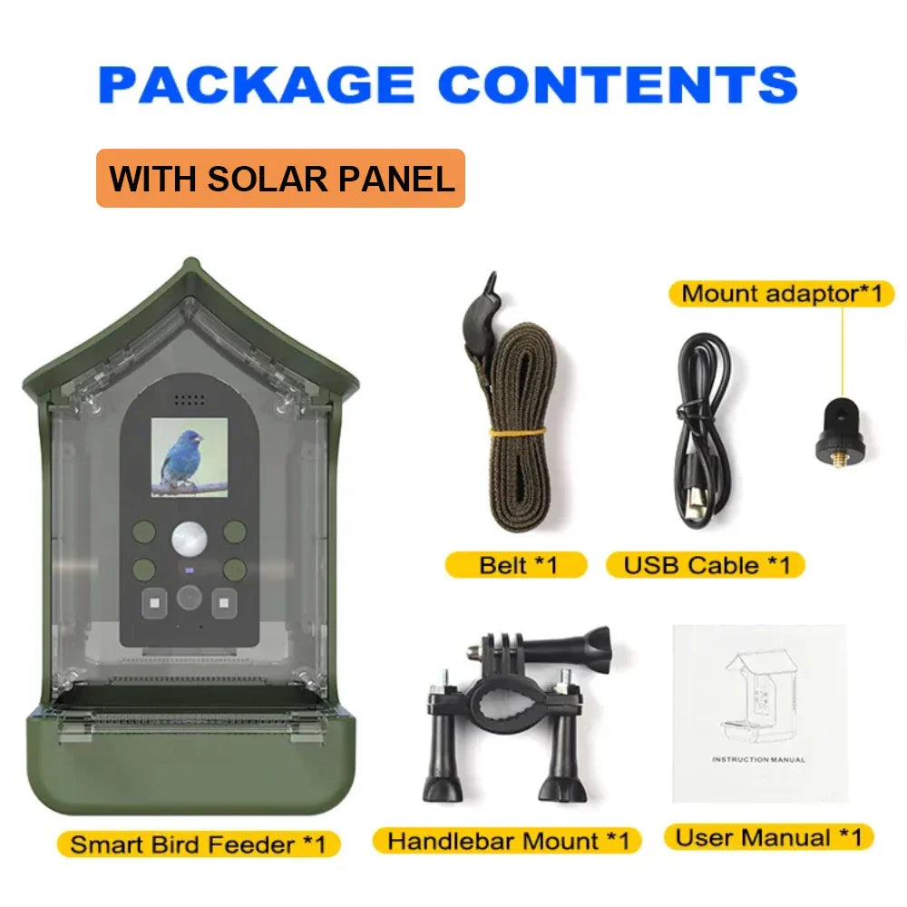 Outdoor Smart Feeding & Watering Supplies Bird Feeder