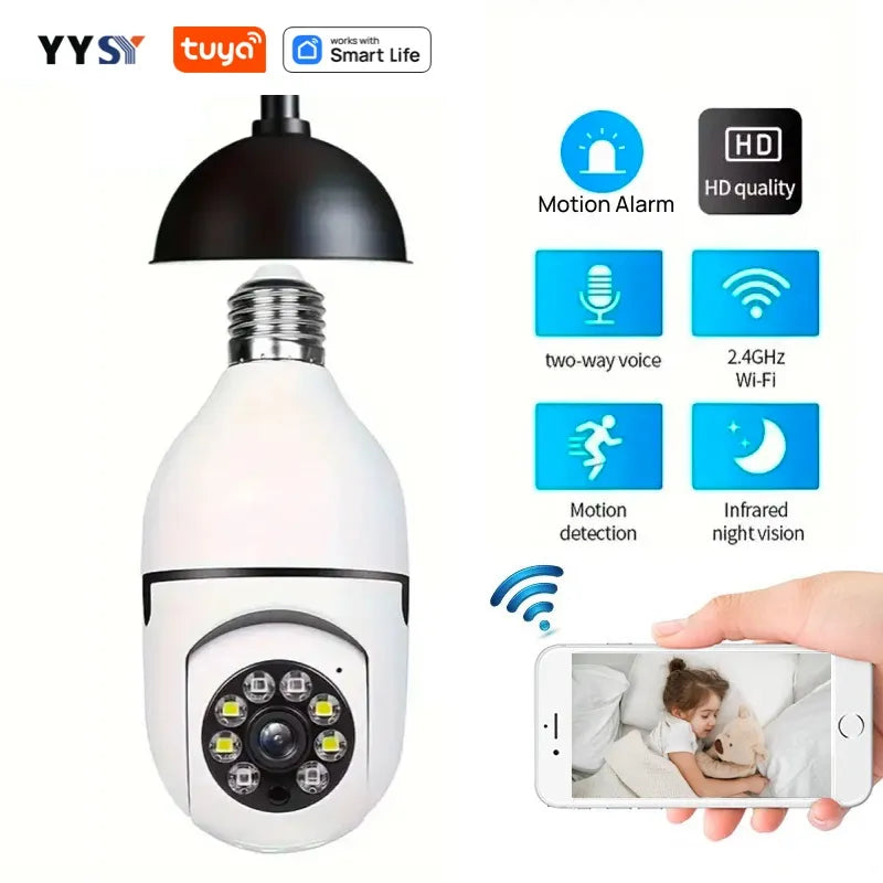 Tuya Smart Home 2.4G E27 Bulb Wifi Surveillance