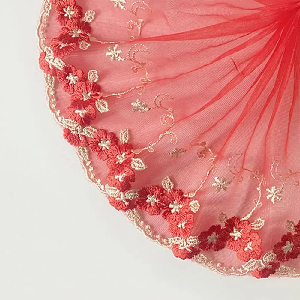 11/17.5cm Wide Mesh Tulle Beaded Embroidery Guipure Lace