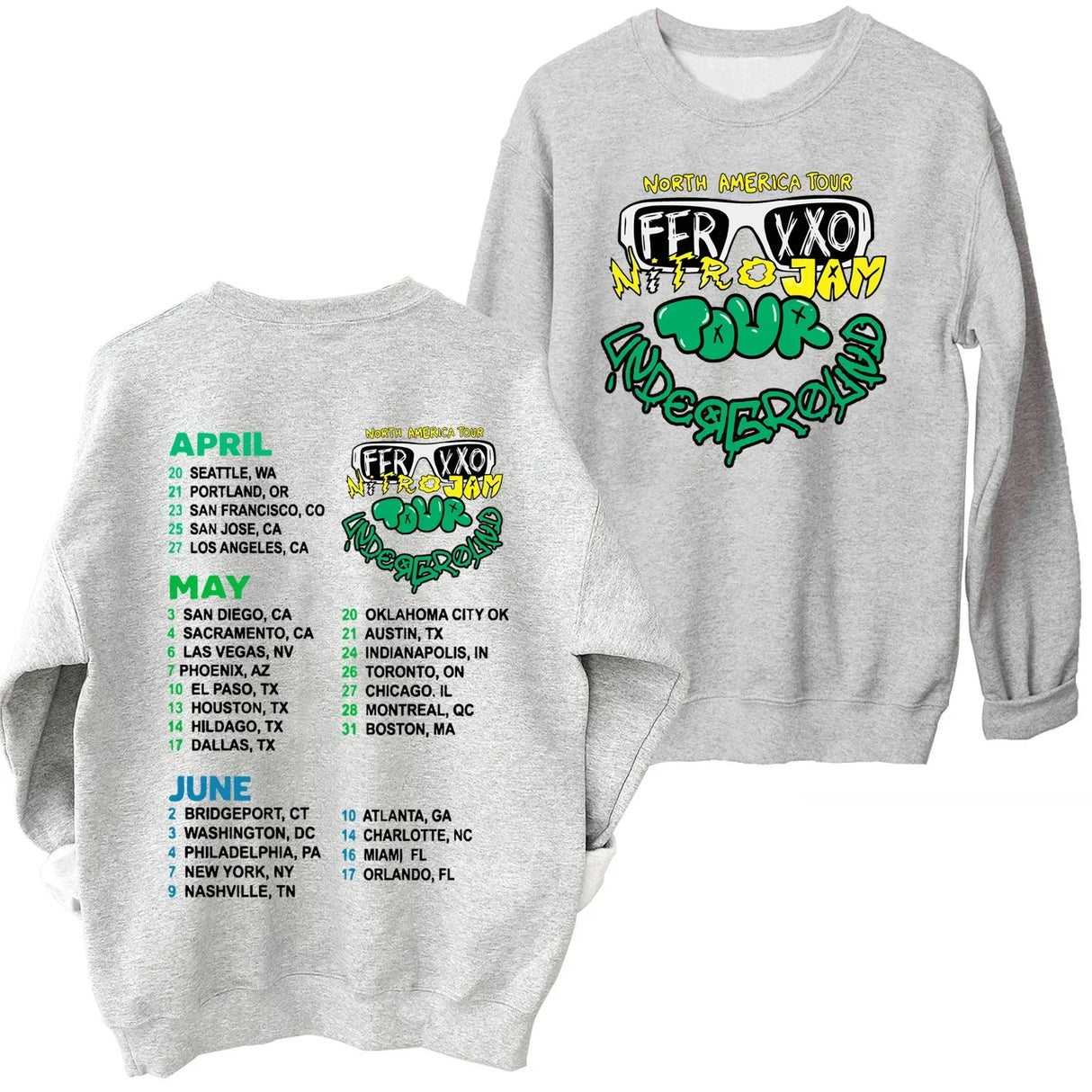 Feliz Cumpleanos Ferxxo World Tour Sweatshirt Man Woman