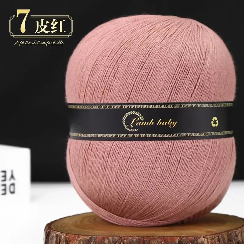 150g Solid Color Silk Cotton Yarn Soft Yarn
