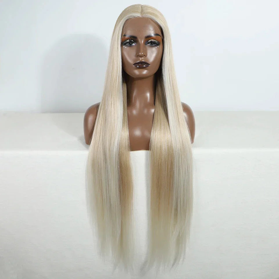 FREEDOM Synthetic Lace Front Wigs For Women Straight