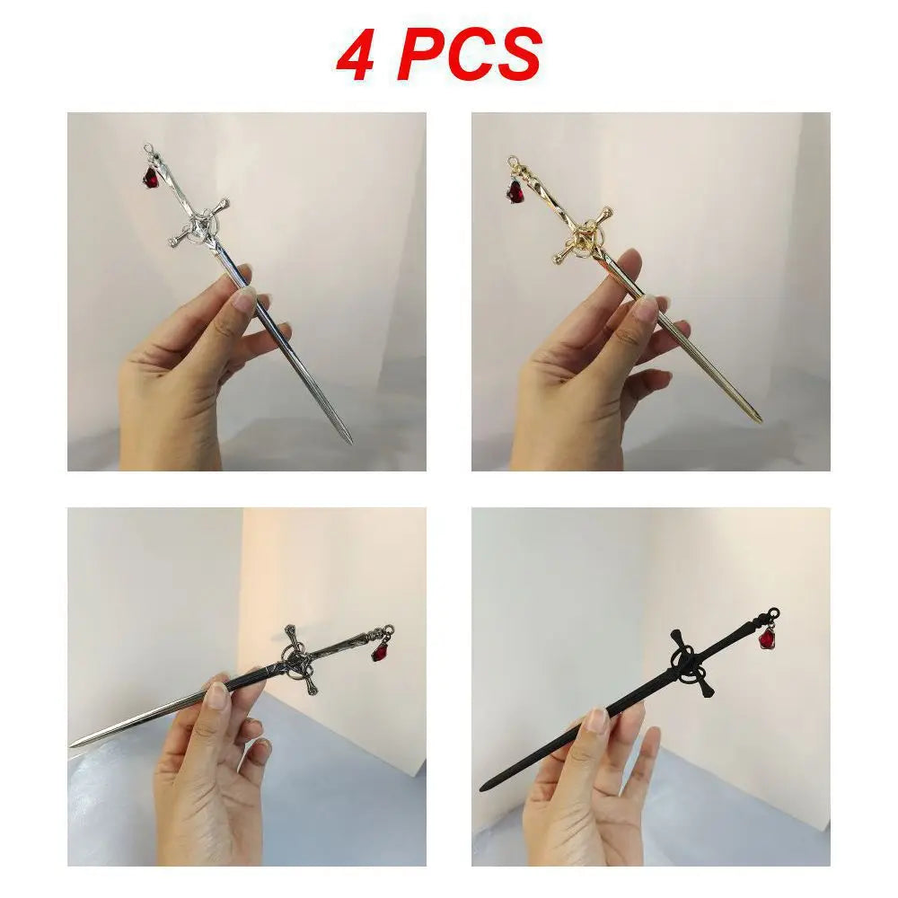 New Retro Sword Hairpin Hair Jewelry Chinese Simple