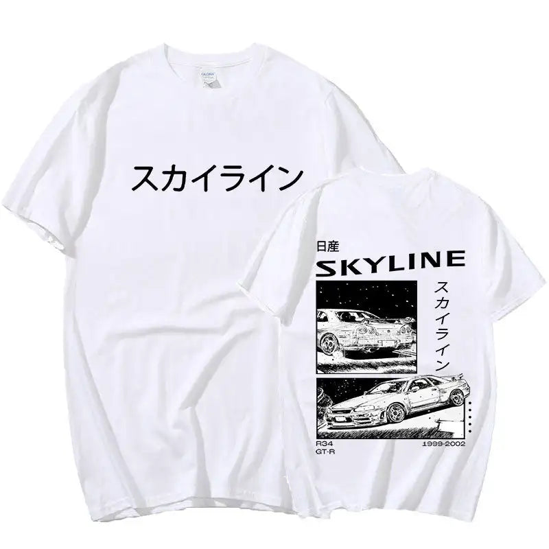Men's Cotton T-Shirt Drift Japan Anime AE86 Inifirst