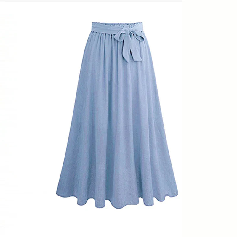 Casual Streetwear Plus Size Long Skirts Women Summer