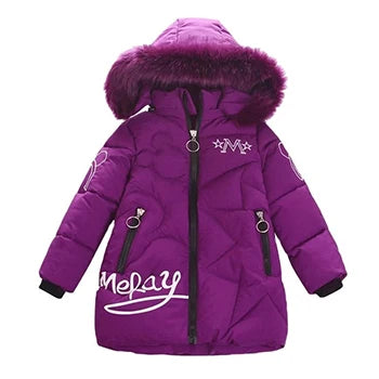 Big Size Winter Girls Jackets Keep Warm Thicken
