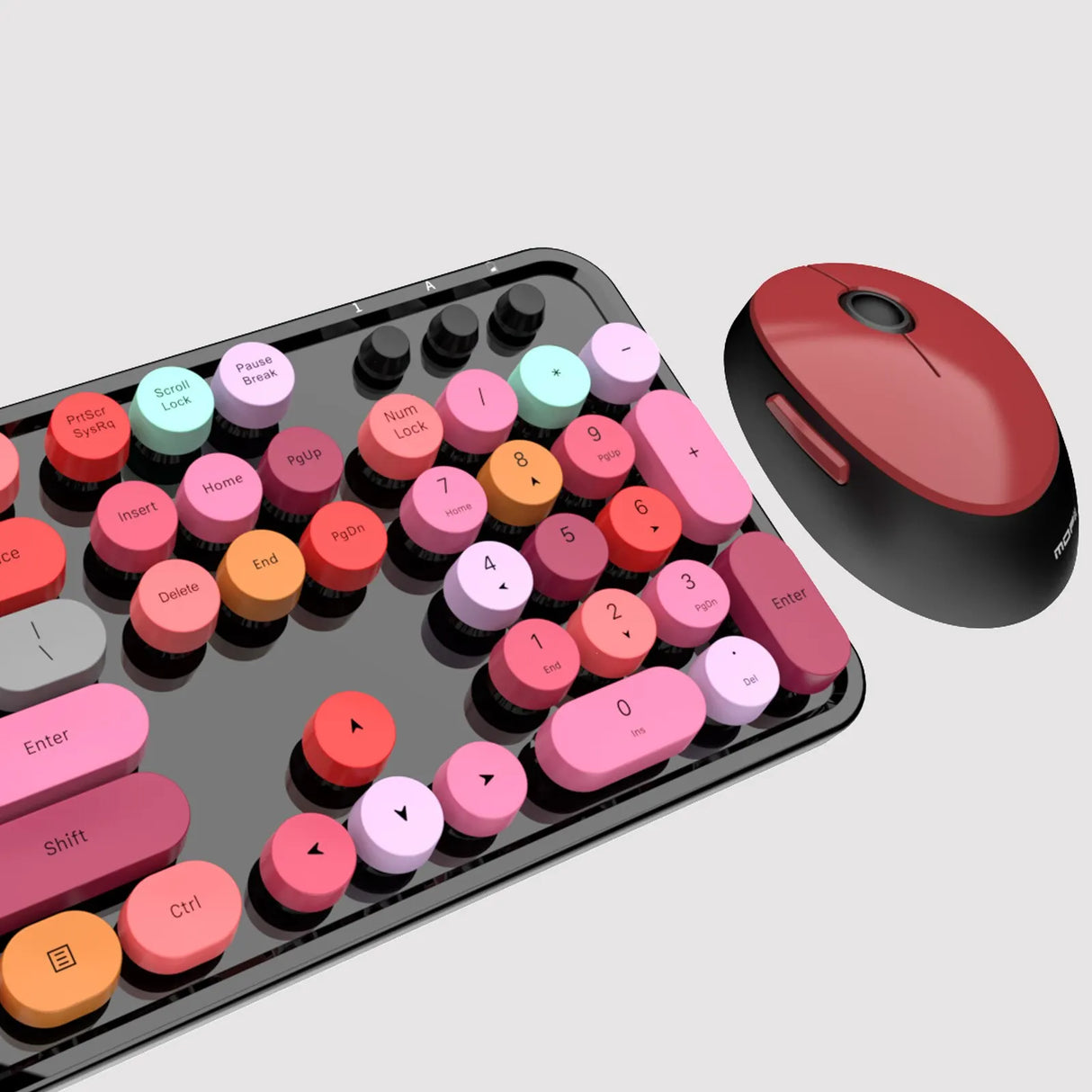 MOFII SWEETWireless Keyboard and Mouse Combo,2.4G Plug and