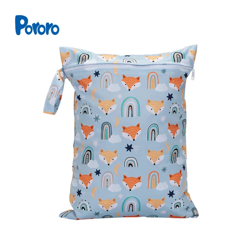 30*40cm Zippered Nappy Wetbags Waterproof Wet Dry Bag