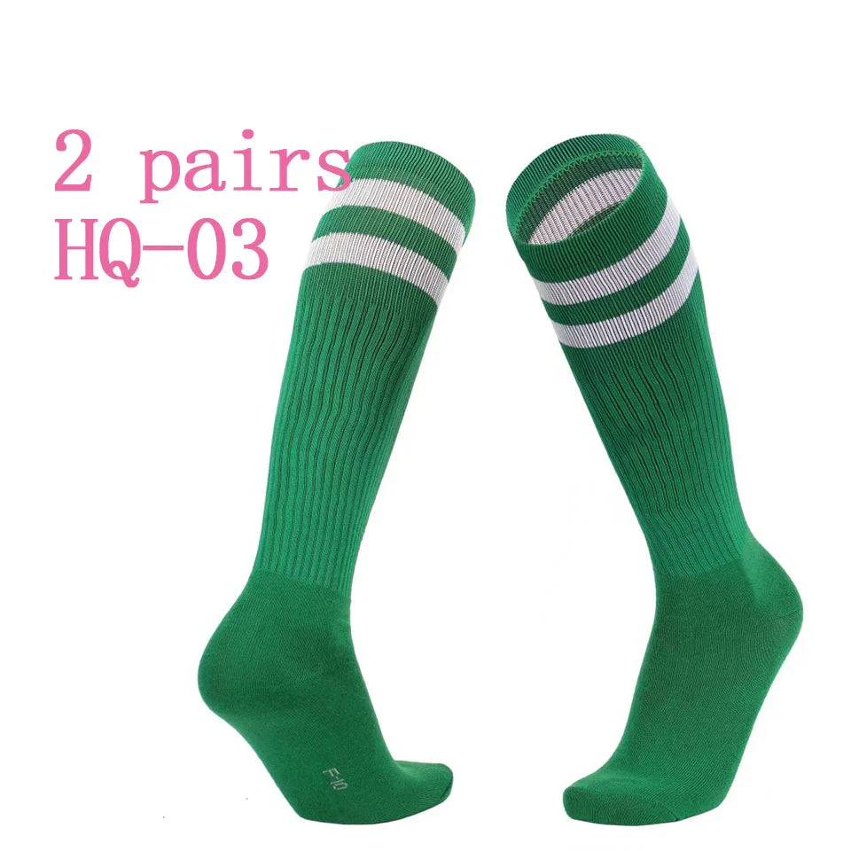2 Pair Men Children Socks Autumn Winter Solid