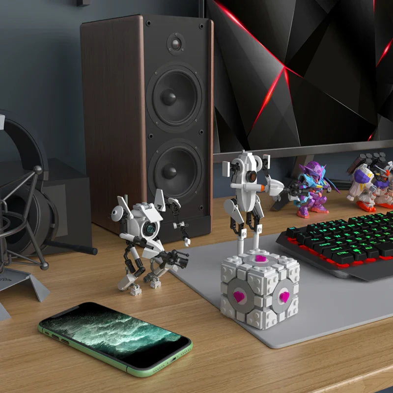 BuildMoc Apertured Science Portal GLaDOS Building Blocks Set