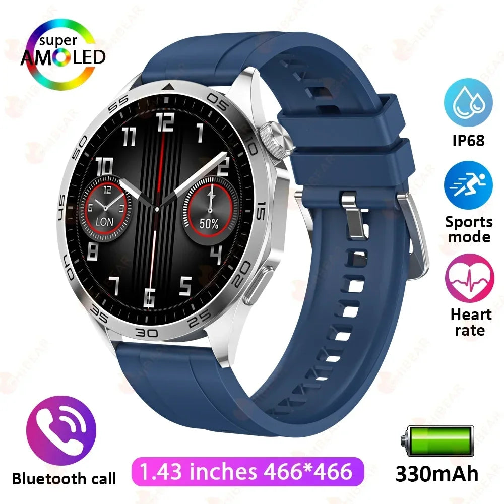 New WATCH GT 4 Smart Watch Men GPS