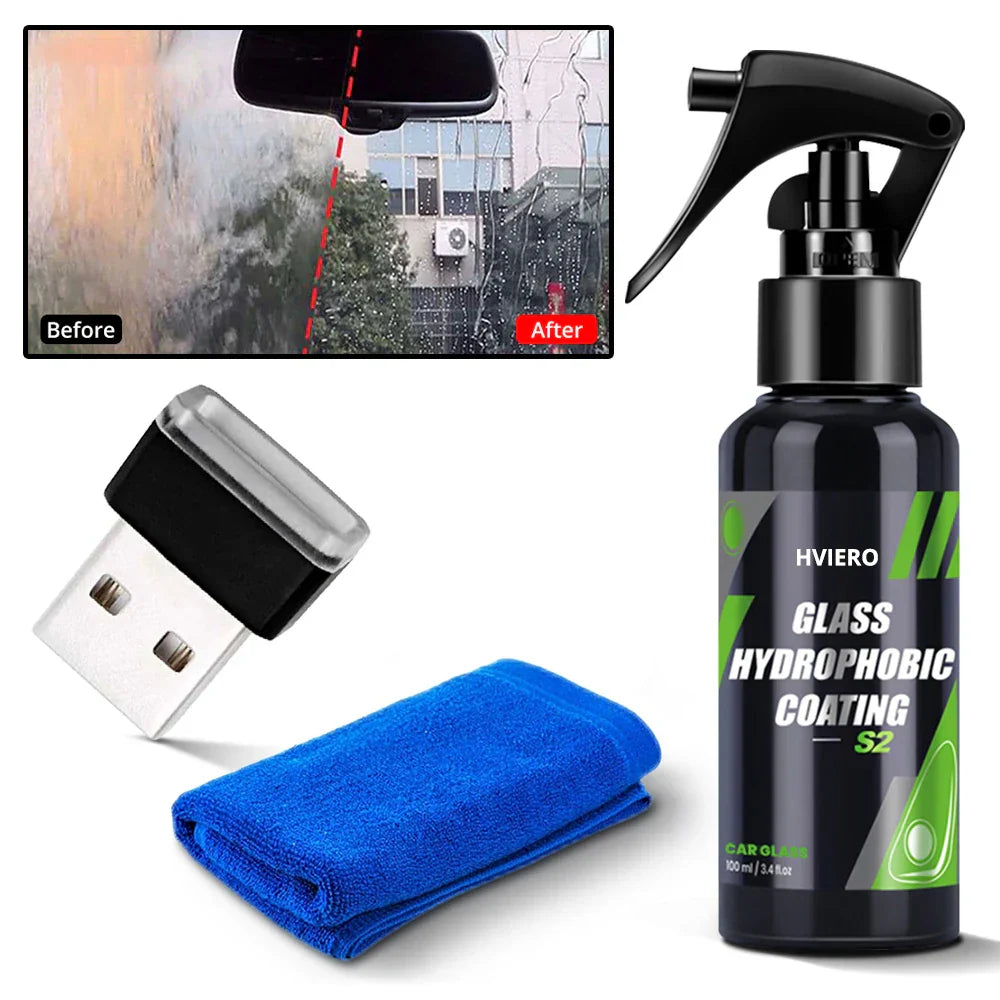 Glass Clean Long Lasting Ceramic Windshield Nano Hydrophobic