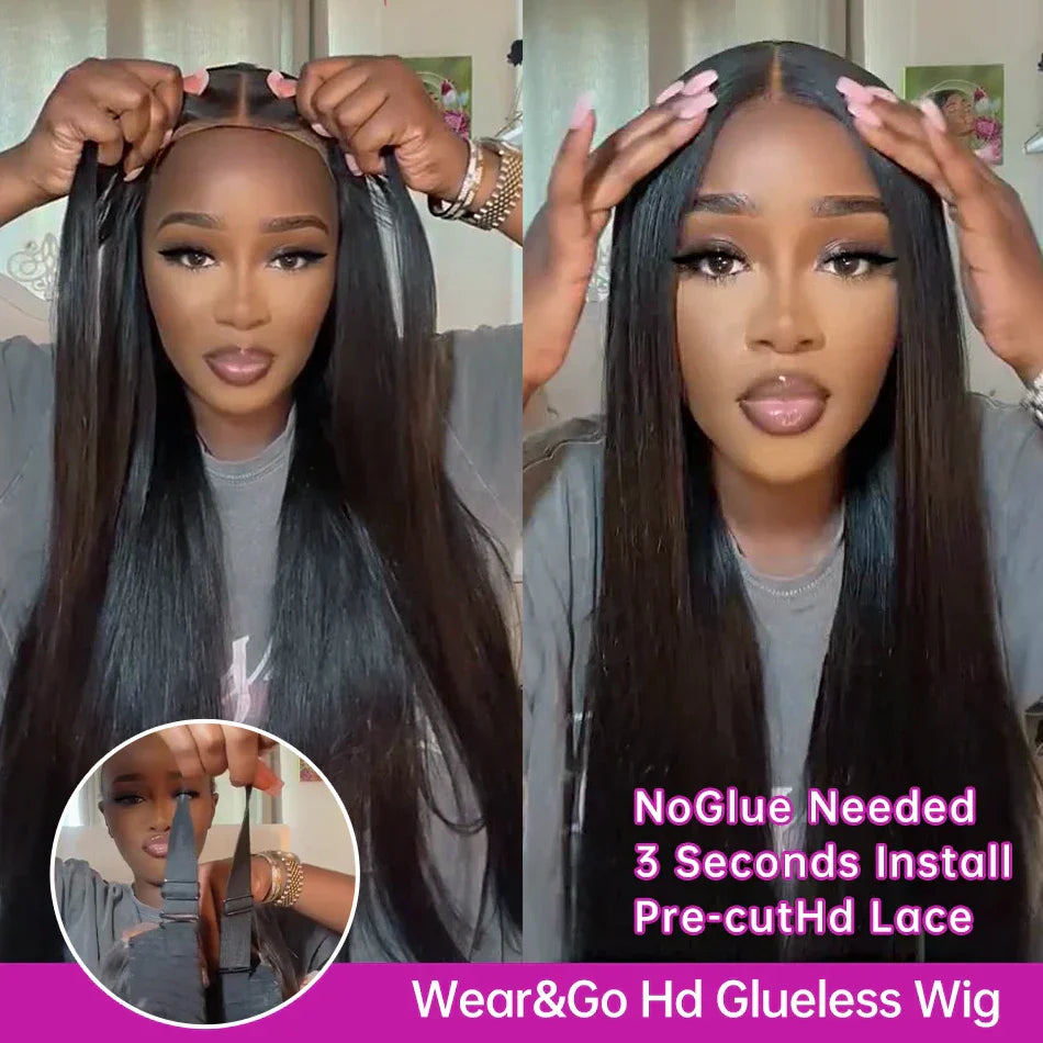 Glueless Wigs Human Hair Ready To Wear And